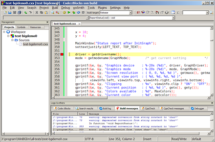 Code Blocks Edu Portable Simple Free C C Programming Ide For Windows